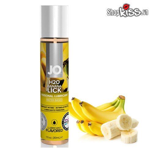 Cung cấp Gel bôi trơn Mỹ JO H2O hương Cherry Burst – Banana Lick nếm được – 30ml giá sỉ